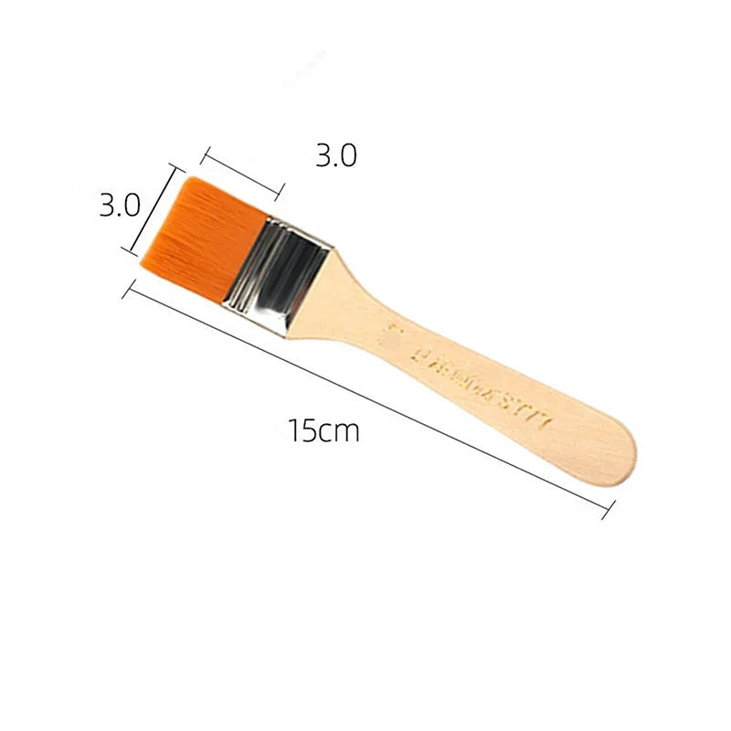 4er-Set Malpinsel für Acryl- und Ölmalerei